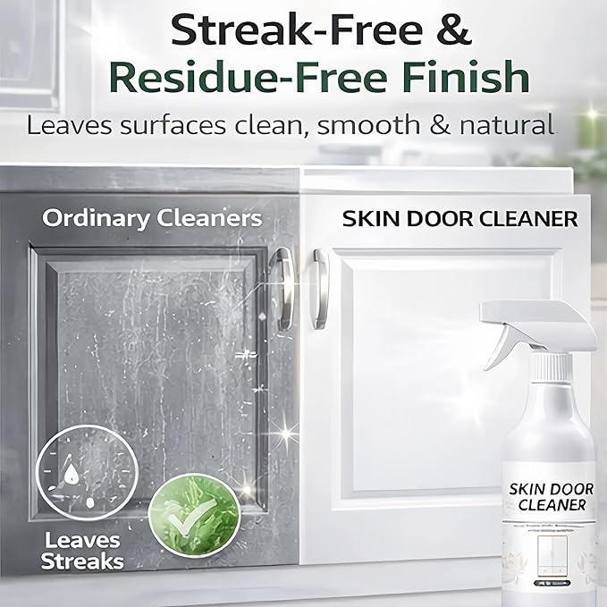Kitchen Cabinet Cleaner And Degreaser For White Painted Cabinets, Kitchen Cabinet Cleaner For Wood, Degreaser Cleaner Heavy Duty, Remove Tough Grease And Grime, Furniture Polish Restorer (2PC)