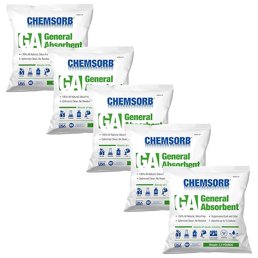 GA - General Absorbent, 2.5 Pound Bag - 5 Pack