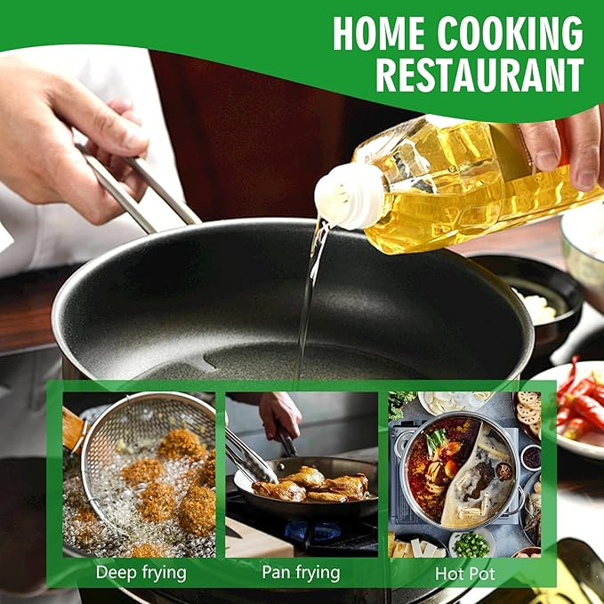 Cooking Oil Solidifier Powder 12oz - Solidifies Up to 2.5 Gallons (34 Cups) of Used Fry Oil, 100% Plant-Based Grease Hardener for Easy Kitchen Disposal, Oil Solidifying Solution