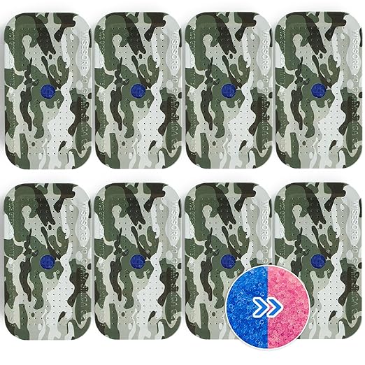Wisesorb 8Pcs 40g Rechargeable Gun Safe Dehumidifier, Blue to Pink Color Indicating Silica Gel Desiccant Canister - Camouflage, Desiccant Moisture Absorbs for Storage
