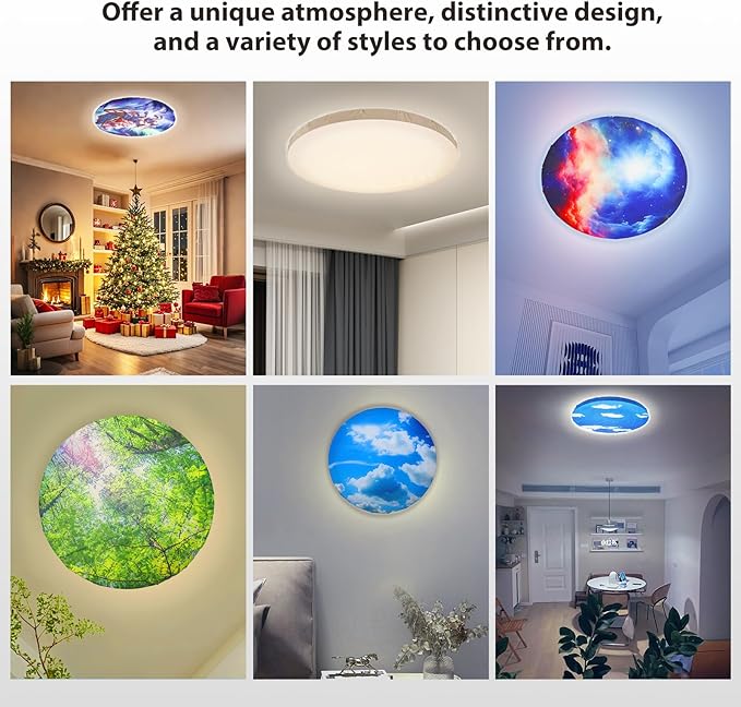 12" Ceiling Light Cover, 1 Pcs Flush Mount Light Fixture Cover, Fabric Ceiling Light Fixture Cover, Light Filters for Bedroom, Kitchen, Hallways/Entryways, Office, Basement (Warm Yellow)