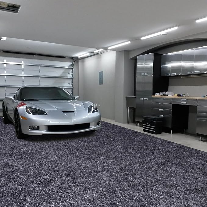 Extra Large Garage Floor Mat 8.8 x 22 Ft - Waterproof Parking Mats, Anti-Slip Backing Oil Absorbent Surface, Reusable Washable Floor Protector for Garage, Driveway, Workshop, SUV