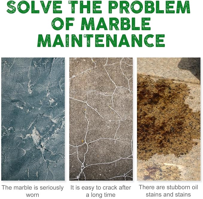 Tiles Scratch Remover Polish Solution with Applicators Sponge Cleaning Cloth for Kitchen Countertop Floor Restorations Ceramic Tiles Restorer with Sponge Brush Tiles Scratch Repair Tools