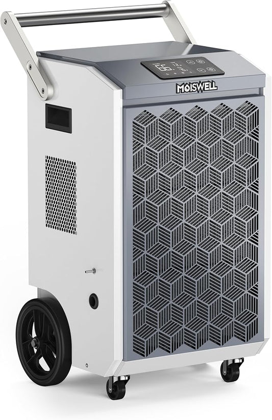 200 Pints Commercial Dehumidifier with Pump and Drain Hose for Basements, Heavy Duty Commercial Grade Dehumidifiers for Large Spaces, Warehouse, Industry Water Damage Unit, Auto Defrost