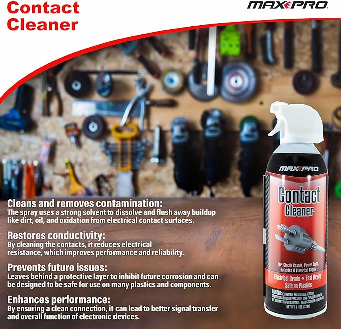 Max Pro Contact Cleaner 11 oz