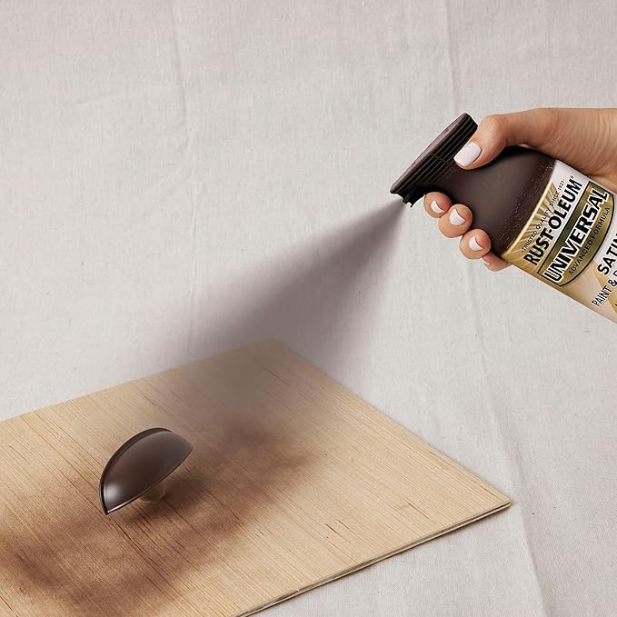 Rust-Oleum 247570 Universal All Surface Spray Paint, 12 oz, Satin Espresso Brown (Pack of 2)