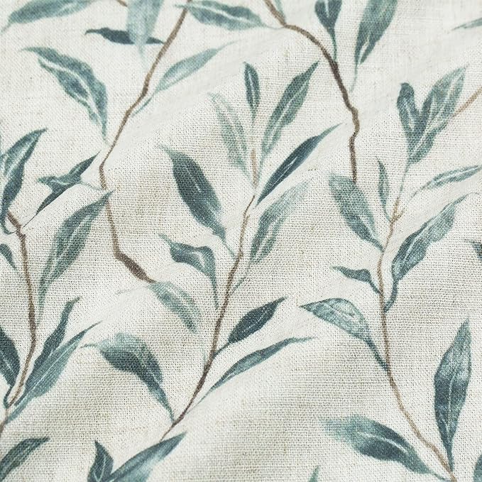 VOGOL Vintage Closet Door Curtain, View Reducing Drapes with Rod Pocket at Top and Bottom, 25 x 72 Inches Room Divide French Door Curtains, 1 Panel