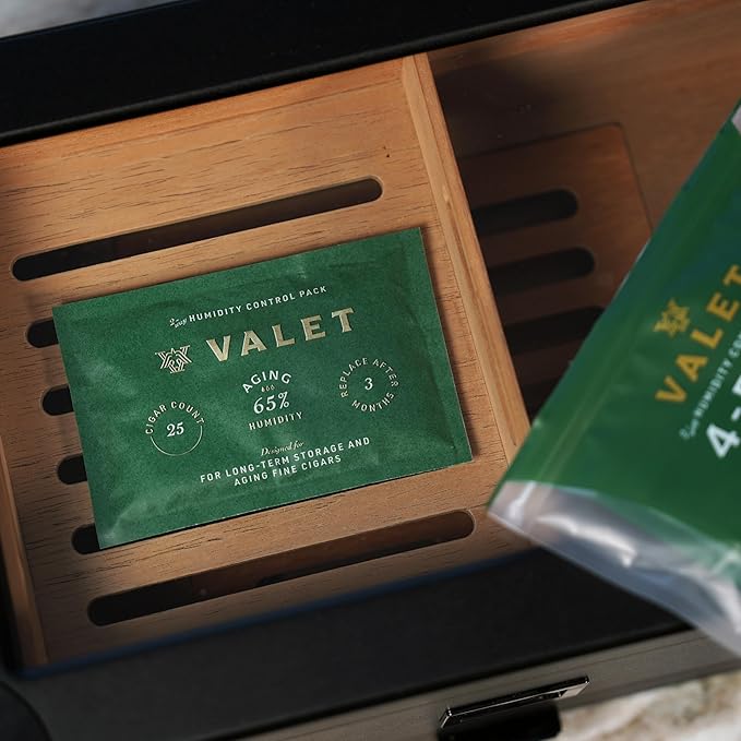 Valet 65% Two-Way Humidity Packs 12-Pack (60g), Bulk Two-Way Humidity Control Packs for Long-Term Aging & Storage, Moisture Absorber, Made in USA