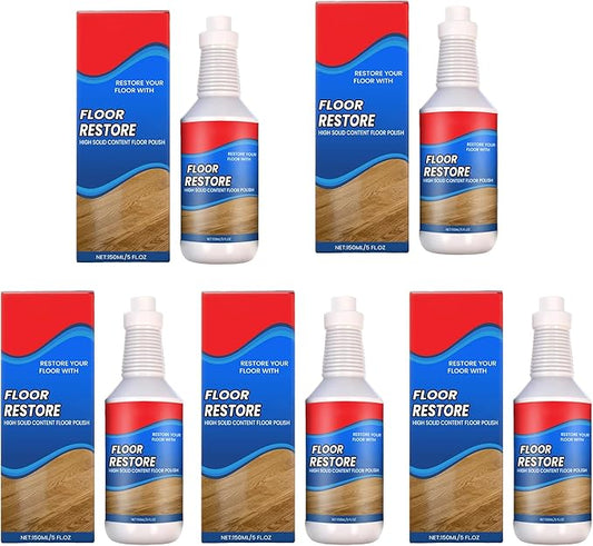 RAINPOT Floor Restore Cleaner 2026 | Floor Restorer & Polish for Tile | Shine Wood, Laminate, Vinyl, Bamboo | Small Scratches Flooring Protection Agent (5 PCS)