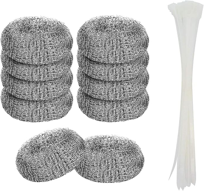 Lint Traps 10 Pieces Lint Trap Laundry Mesh Washer Hose Filter Hose Screen Filter Catcher with 10 Pcs Cable Ties Sink Drain Hose Filter Catcher for Washing Machine Hose