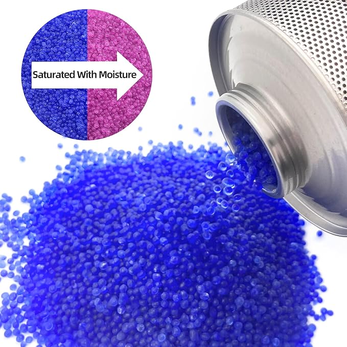 Wisesorb 800 Gram Gun Safe Dehumidifier, 3 Pack of 1.77 LBS Rechargeable Dehumidifier Blue to Pink Silica Gel Desiccant Moisture Absorbers, Dehumidifiers for Room, Bedroom, Safe, Closet, Bathroom, Car