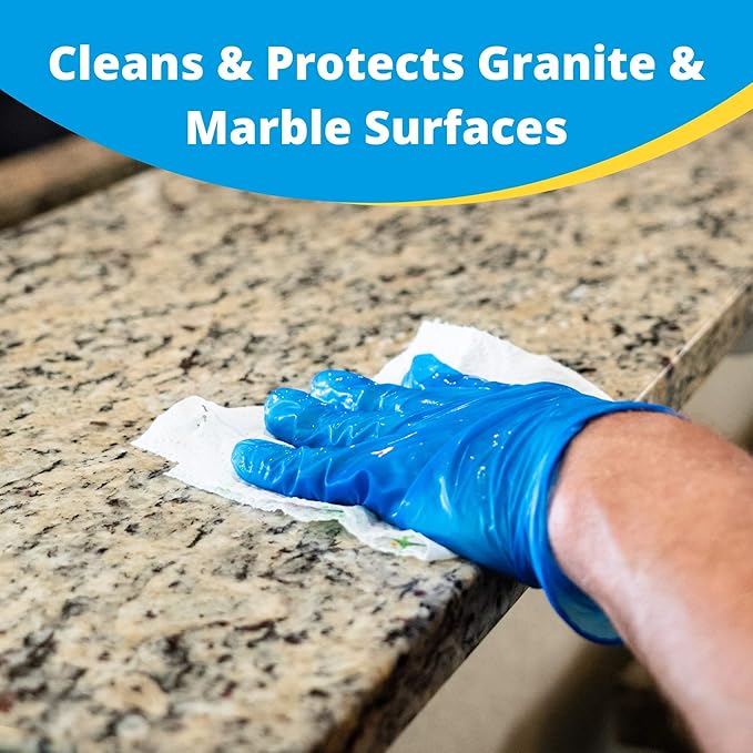 Carbona Granite & Marble Cleaner | Non-Abrasive Formula | Safe on Limestone & Corian | 16.8 Fl Oz, 3 Pack