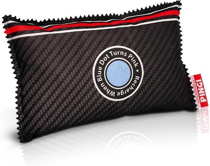 Pingi Dehumidifier Car and Home - Absorbs Moisture Condensation Damp Keeping Windscreens Clear - 100% Leakproof & Reusable Bag - 1 x 300g