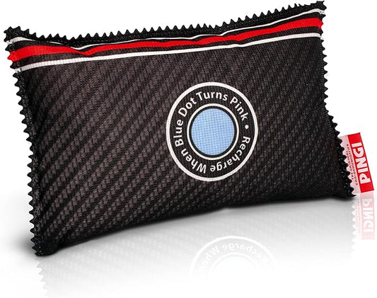 Pingi Dehumidifier Car and Home - Absorbs Moisture Condensation Damp Keeping Windscreens Clear - 100% Leakproof & Reusable Bag - 1 x 300g