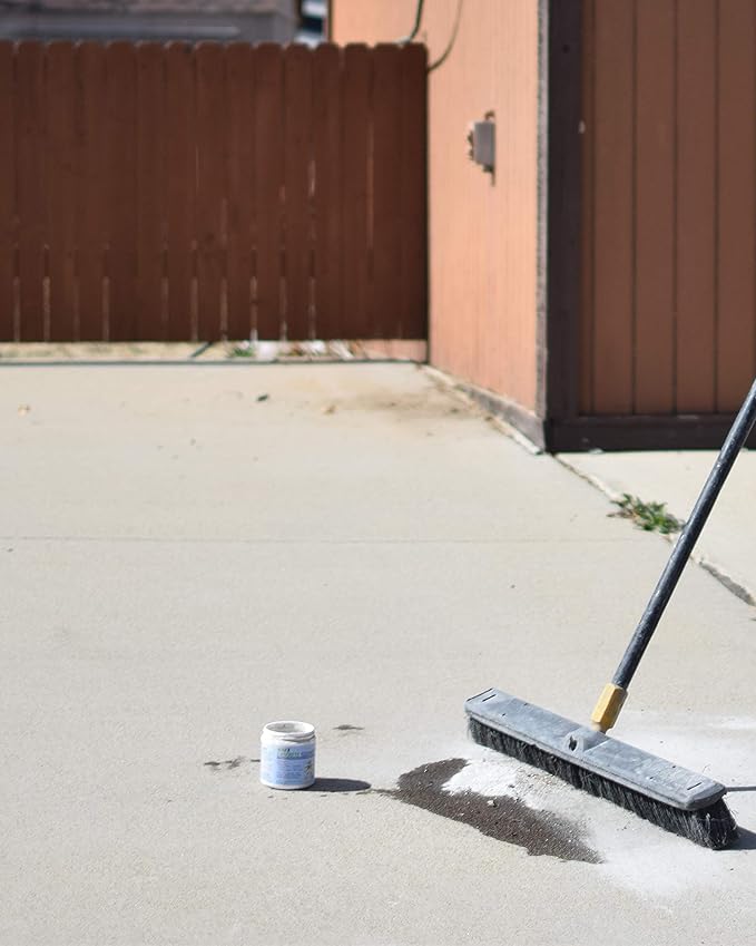 ACT Concrete Cleaner – Eco-Friendly Dry Powder Oil Stain Remover for Driveways, Sidewalks, Garages & Commercial Use | HOA Approved | Bioremediation Formula | Safe around Pets | 8oz