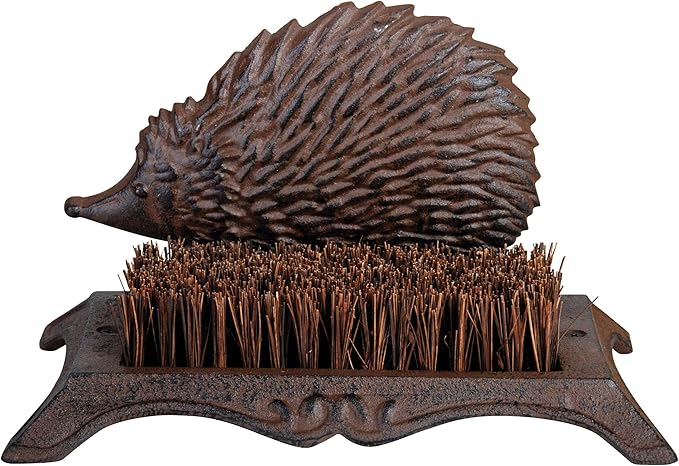 Esschert Design Boot Brush Hedgehog