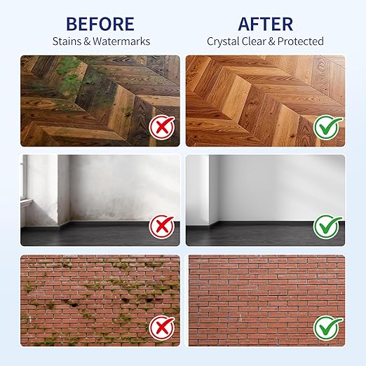Transparent Waterproof Coating, WEBSTER 35oz Invisible Sealant,Transparent Leak Proof Coating for Roof, Wall, Bathroom, Window Sill, Indoor & Outdoor