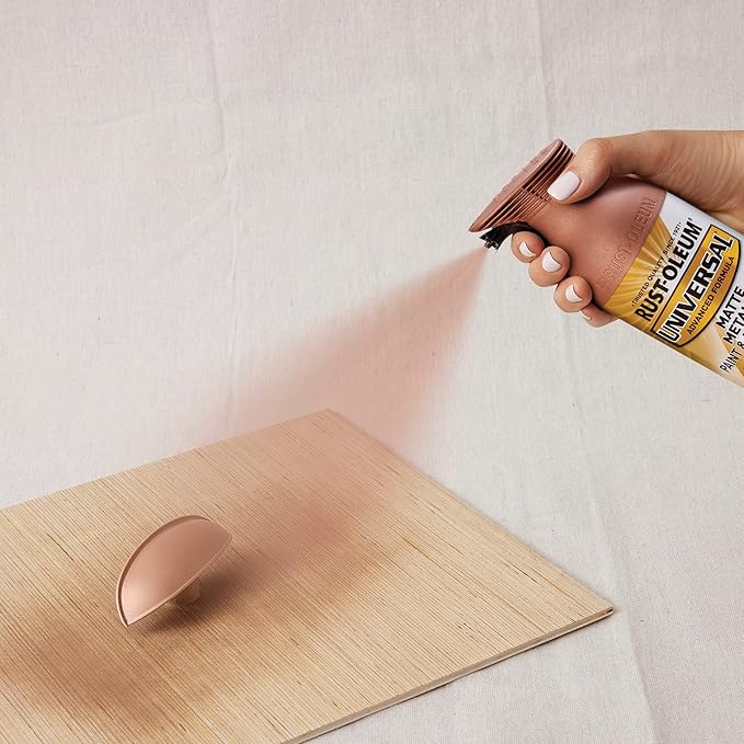 Rust-Oleum 365352 Universal All Surface Metallic Spray Paint, 11 oz, Matte Copper