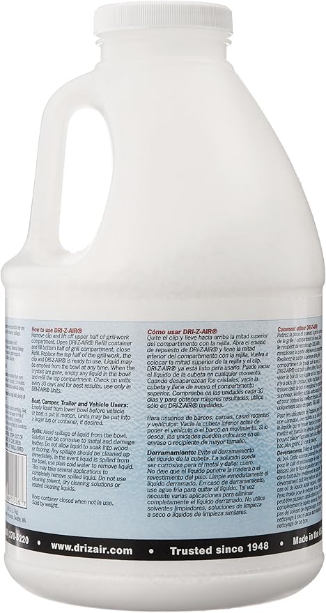 Dri Z Air Dri-Z-Air DZA-60 60-Ounce Refill Crystals