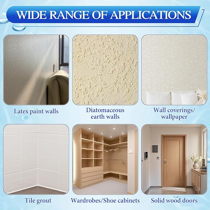 Highly Effective Removal Spray, Wall Cleaner Spray 8.46 Fl.oz, Multi-Surface Cleaning Solution, Dirt, Dust and Stain Remover, for Wood, Tile, Fabric, Bathrooms, Kitchens