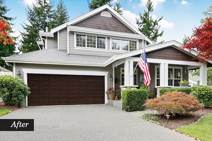Wood Look Paint Kit for Garage Doors (Black Walnut)