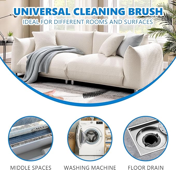 Dryer Lint Brush Vent Cleaner Lint Trap Cleaning Tool Dryer Vent Brush Long Flexible with Wood Handle 27.95 Inches Medium Size for Dryer Vent Cleaning DIY Enthusiasts Homeowners (2, PCS)