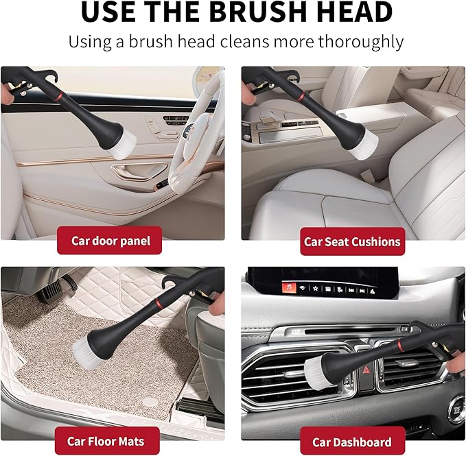 car Cleaning air Blow Gun Compressor Tools Accessories auto Detailing Supplies Interior attachments blowguns 4-Piece kit Set - Uses Air Compressor - Blasts Dust, Dirt & Grime Fast