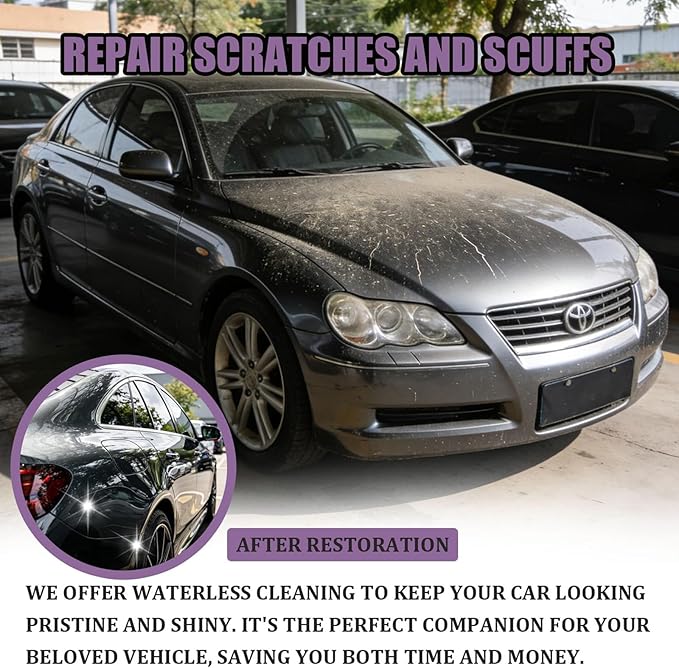 High Protection Cleaner, 3-in-1 High Protection Quick Car Coating Spray,Car Coating Cleaning Spray， for car gentle cleaning（Upgraded version100ML） (2)