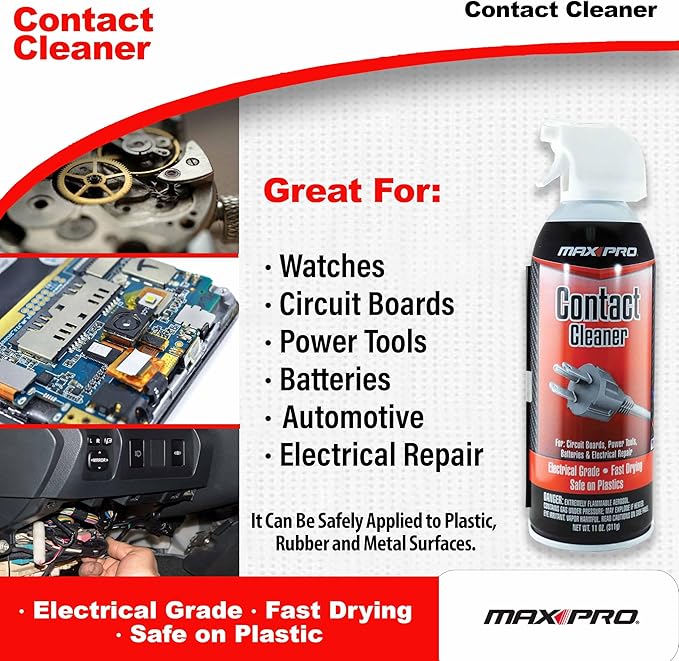 Max Pro Contact Cleaner 11 oz