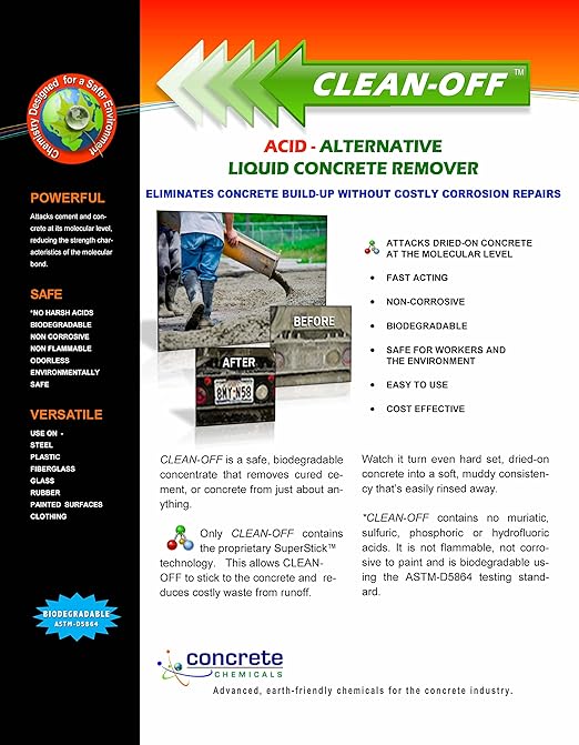 CLEAN-OFF Liquid Concrete Remover 1 gallon
