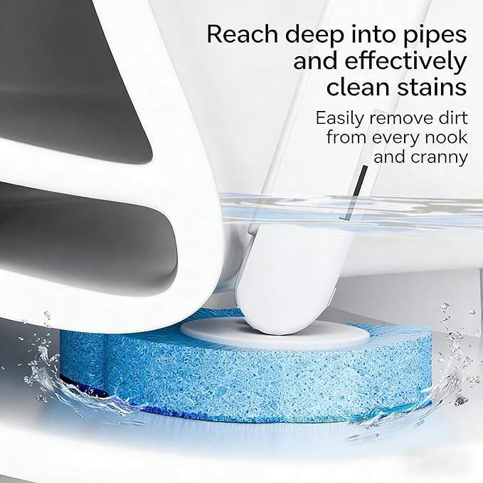 Disposable Toilet Brush and Holder Kit, Wall-Mounted Toilet Cleaning System with 18Pcs Pre-Soaked Cleaner Refills for Bathroom Deep Cleaning (Replacement Head - Tri Color -18Pcs)