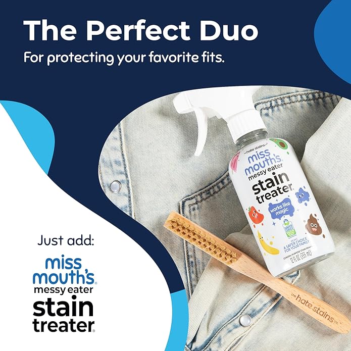 Miss Mouth's Messy Steppers Shoe Cleaner - 4oz Foam and Laundry Brush