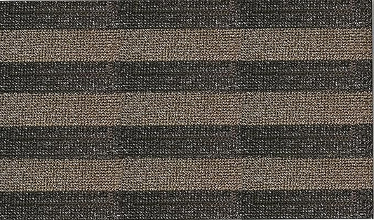 CLEAN MACHINE 10376916 Astroturf Dirt Trapper Doormat, 35.5" x 59.5", Patio Stripe Desert Taupe