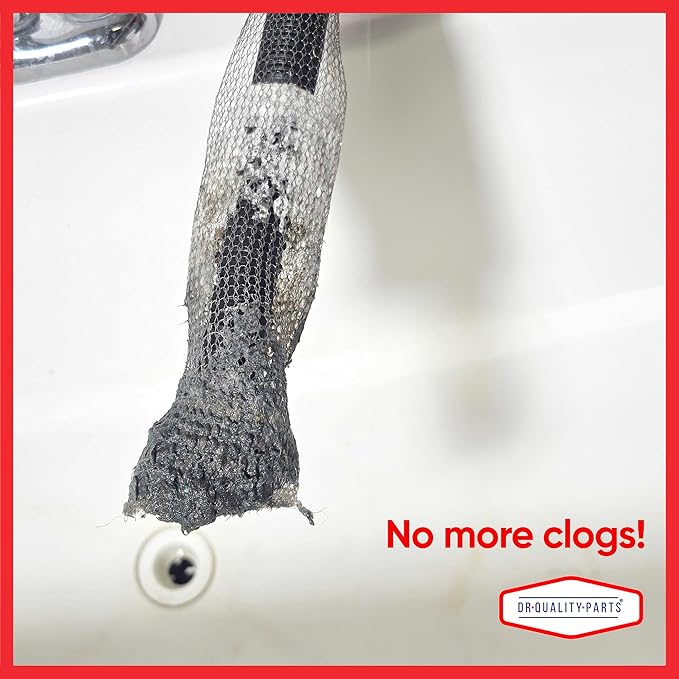Washing Machine Lint Trap – Stainless Steel Hose Filter, Mesh Drain Catcher, Washer Sock Lint Remover, Rust-Free Snare Laundry Filter with Nylon Cable Ties, 29cmx6.5cm – 50-Pack