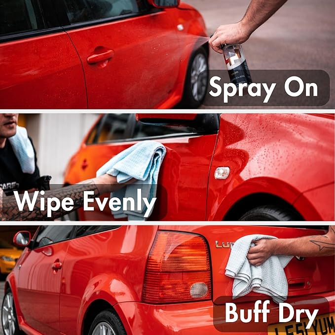 YumCars Yum Detailer – Versatile Quick Detail Spray for Gloss Boosting and Light Cleaning – Safe on All Exterior Surfaces Including Coated Finishes, Trim & Glass – Leaves a Streak-Free Shine – 500ml