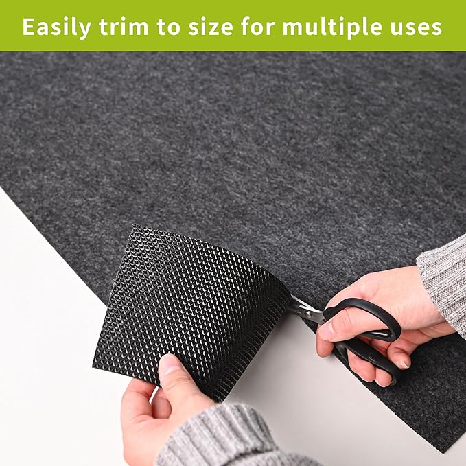 Oil Spill Mat - 17' x 7'4" Absorbent Oil Garage Floor Mat for Under Car - Protect Driveway from Drips, Spills, Stains, Reusable & Durable Garage Floor Protection Mat with Waterproof Backing