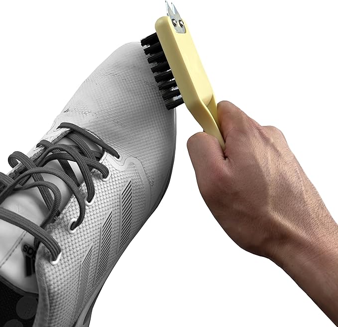 Proactive Sports Golf Valet 3-in-1 Brush w/Nylon Cleaning Bristles Shoehorn Handle and Spike Wrench