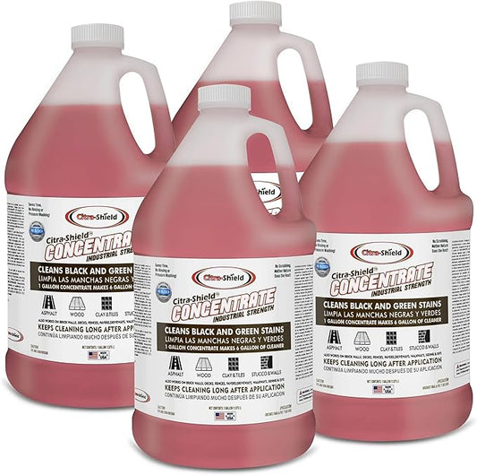 Natural, Powerful Outdoor Cleaner, Multi-Use Formula, Powers Through Stains on Decks, Siding, Fences, Concrete, and More (4)