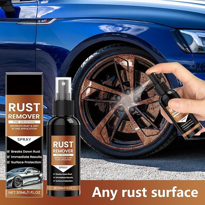 Rust Remover Spray, Multi Purpose rust remover, Rust Remover for Metal, cars, tools, bolts, etc