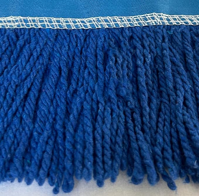 Ultimate Dust Mop Kit: Industrial-Grade Performance, Heavy-Duty Frame, Telescopic Handle - Blue 48 Inch
