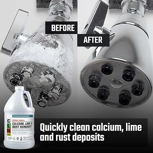 CLR PRO Calcium, Lime and Rust Remover (1 Gallon) and CLR Brilliant Bath Foaming Bathroom Cleaner Spray (2 x 26 Ounce)