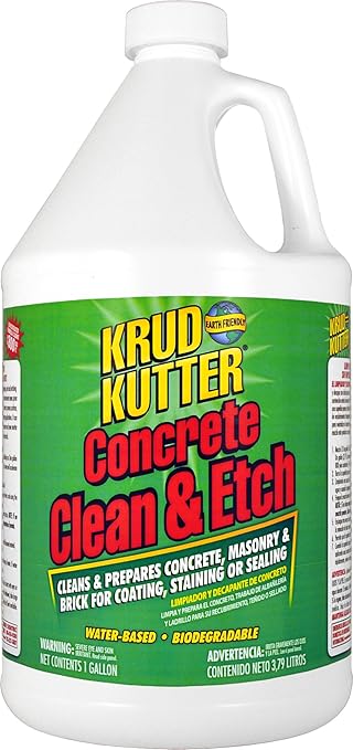 Rust-Oleum Krud Kutter CE01 Concrete Clean and Etch with Bland Odor, 1 Gallon