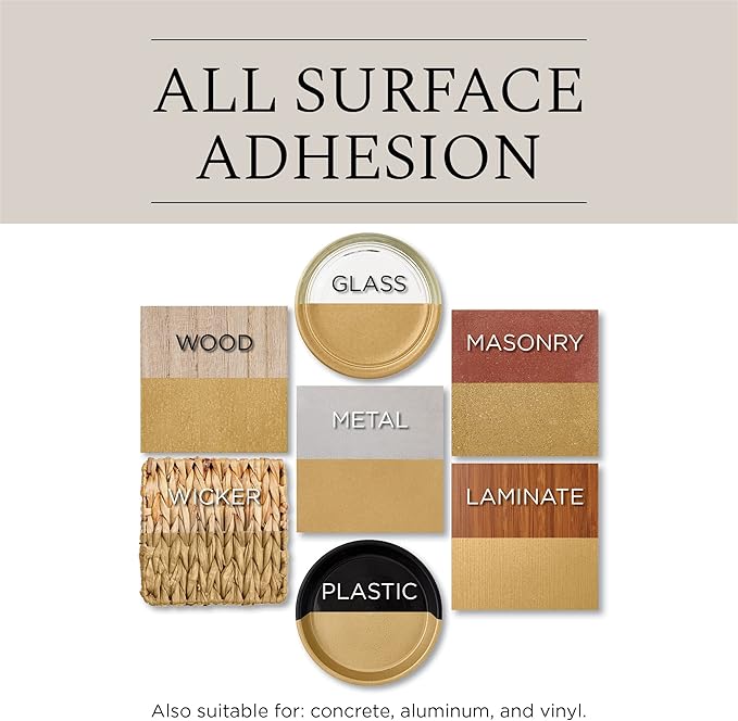 Rust-Oleum 245221-6PK Universal All Surface Metallic Spray Paint, 11 oz, Pure Gold, 6 Pack