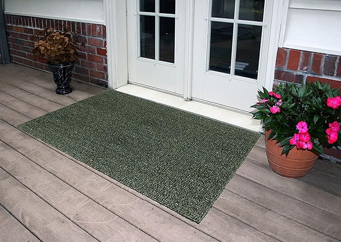 Clean Machine 10376915 Astroturf Dirt Trapper Doormat 35.5" x 59.5", Flair Evergreen