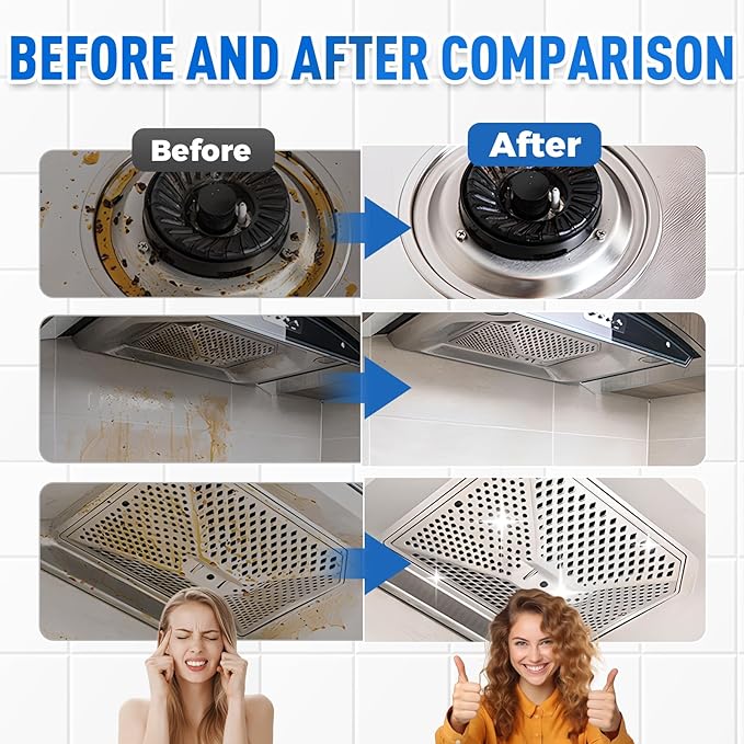 Eadwe Multifunctional Powerful Spray Kitchen Foam Cleaner, 2026 New Multi-Purpose Cleaning Spray, Easy-To-Use Grease Remover For Kitchen, Fast-Acting Tile Cleaner For Families (3)