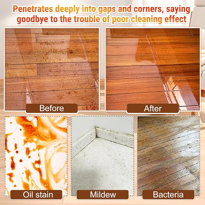 Tile Cleaner-Heavy Duty Solubrilho Floor Cleaner - 0.5L Heavy Duty Floor Cleaner, Multipurpose Powerful Stain Removing Liquid for Multi-Surface Use, Bathroom, Kitchen, Floors & Non-Slip