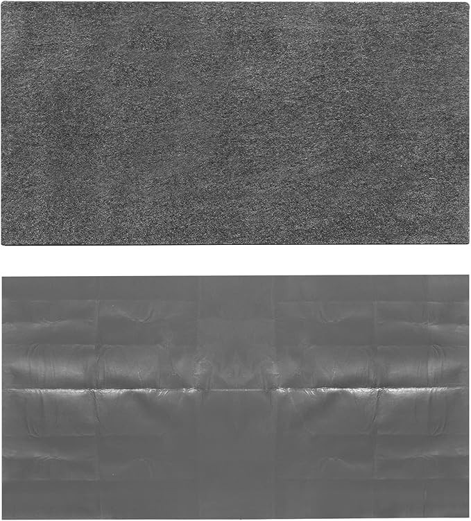 QWORK Oil Absorbing Pad Garage Floor Mats, Over Large 8.5' x 6' Reusable Oil Spill Mat Parking Mats, Protect Floor from Drips, Stainls, 1 Pack
