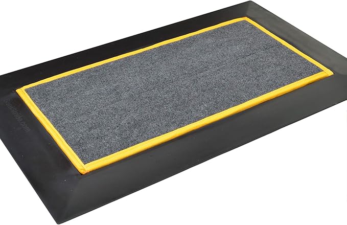 Shoe Sanitizing - Low Profile Mat - 1/2" Deep (Yellow)