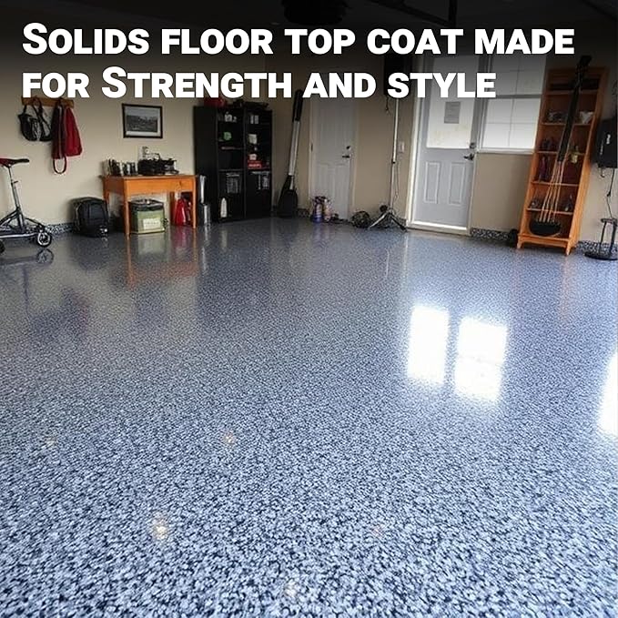 UltraShield Polyaspartic Top Coat 2 Gallon Kit – 1:1 Mix, Fast-Cure Industrial Clear Gloss, UV-Stable High-Durability Coating for Garage, Basement & Concrete Floors