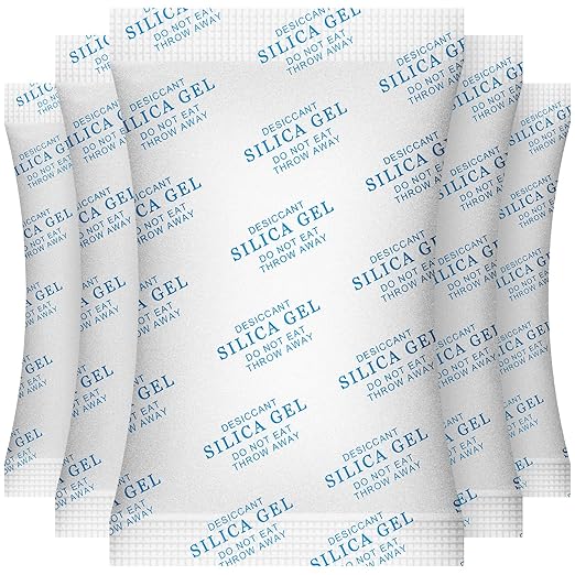 O2frepak 5 Gram(200Packs) Food Grade Moisture Absorbers Silica Gel Packs Desiccant for Storage,Food Safe Dessicant Silica Gel Packets for Moisture Storage Control
